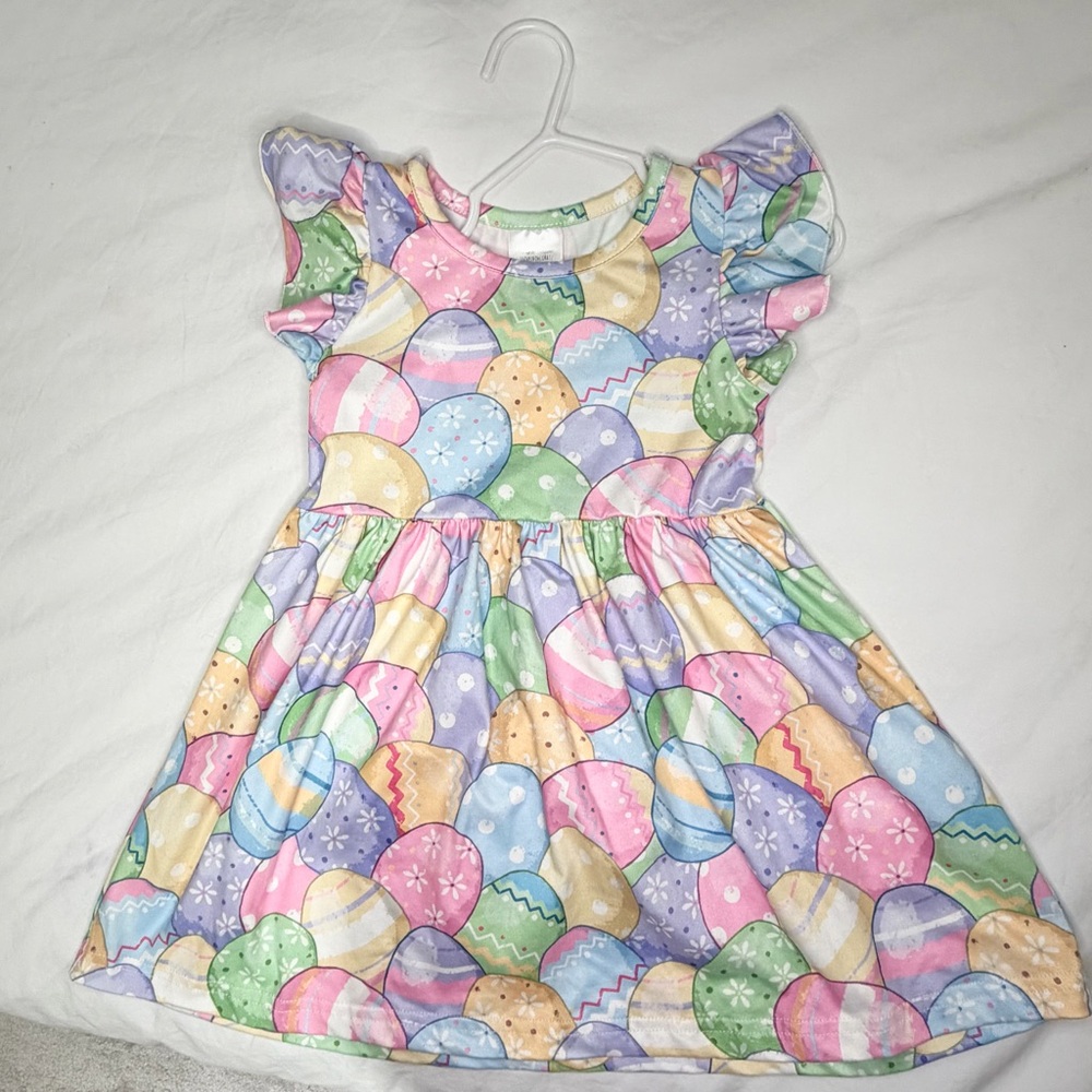 2 pack Colorful Easter Kids Dress